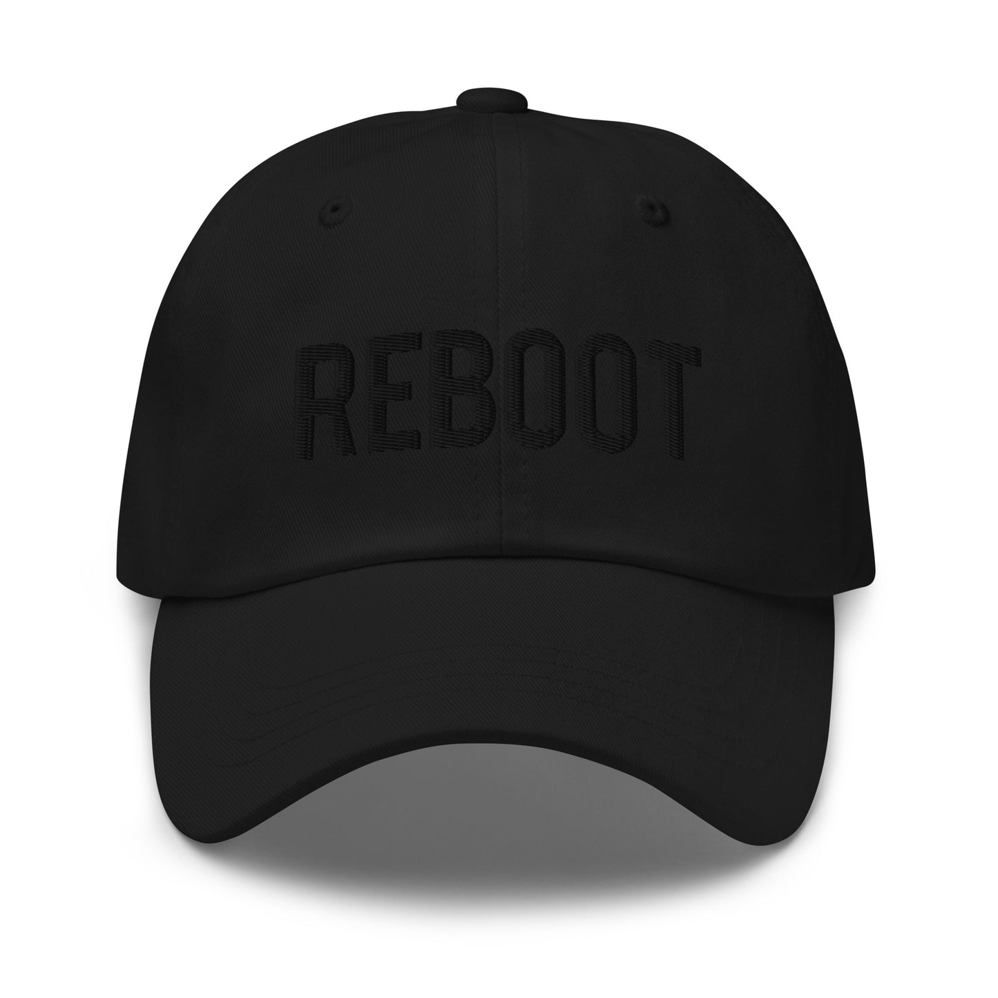 REBOOT Black Dad hat