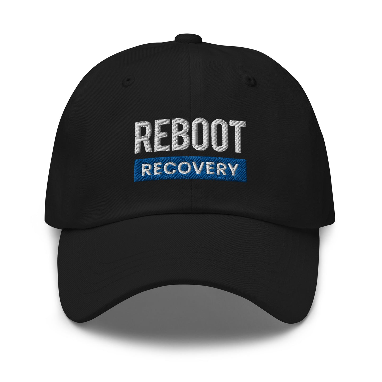 REBOOT Recovery Black Dad hat