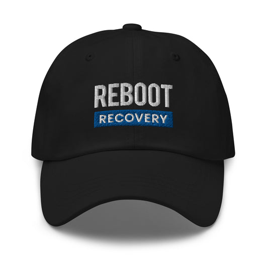 REBOOT Recovery Black Dad hat