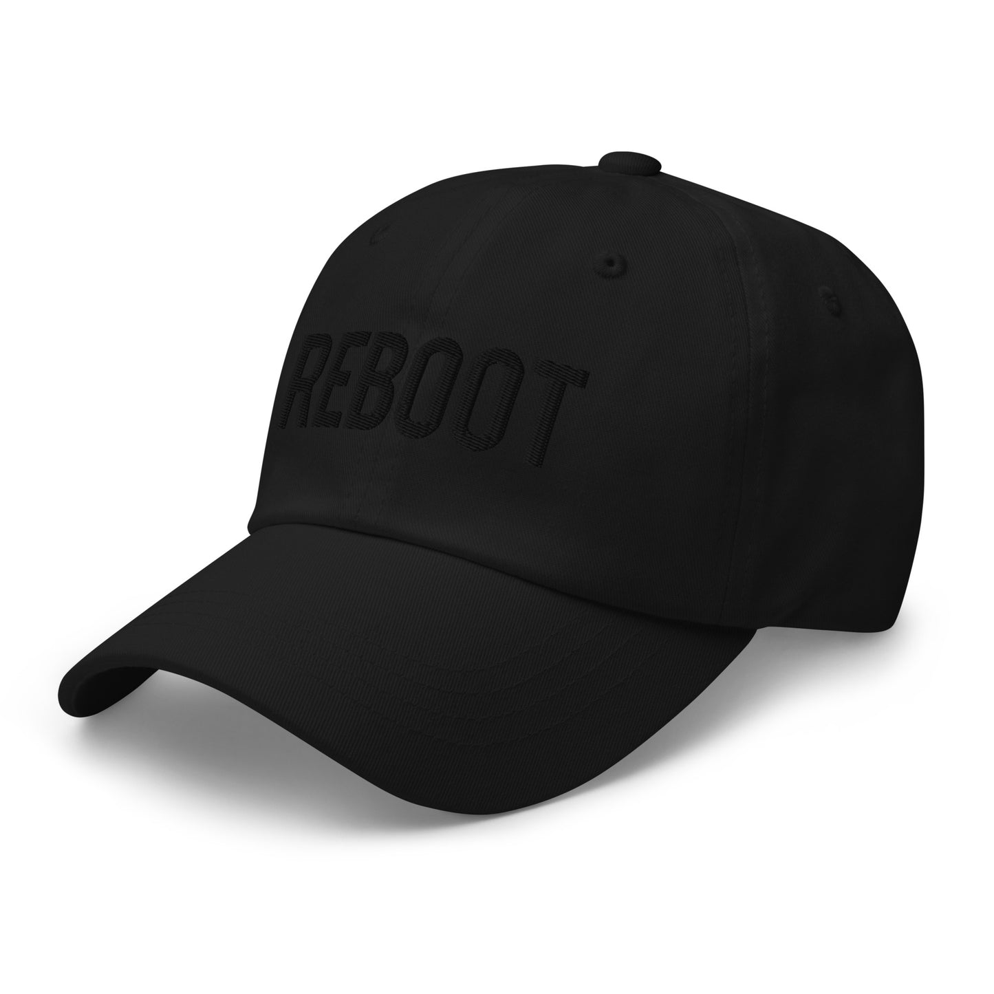 REBOOT Black Dad hat