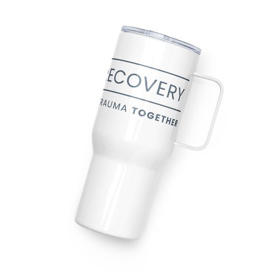 RR Travel mug with a handle