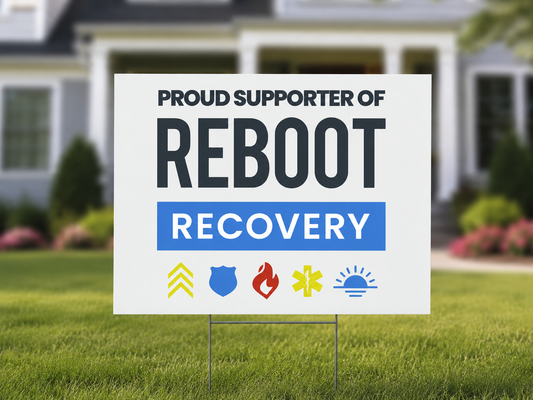 REBOOT Yard Sign