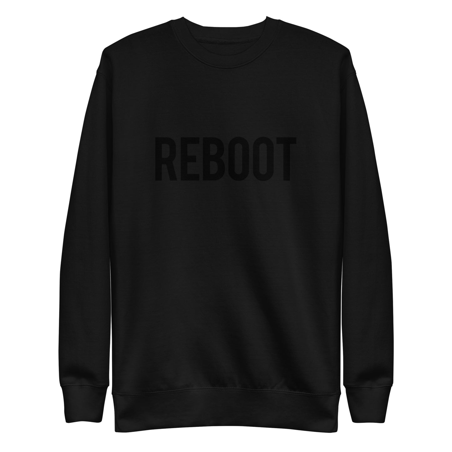 REBOOT Black Premium Sweatshirt